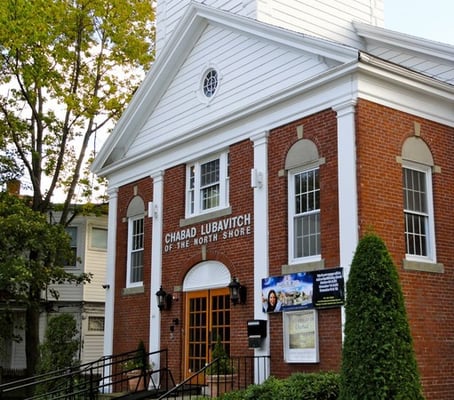 What is now the Chabad Community Synagogue has been built inside what used to be a church.