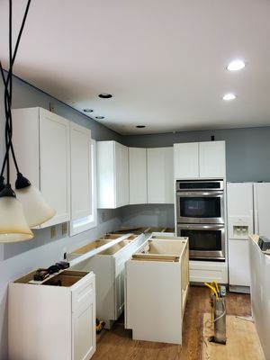 Kitchen cabinets