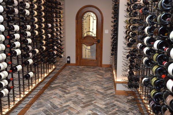 Wine cellar flooring