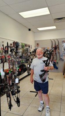 Owner Ron(Bear) with archery stuff