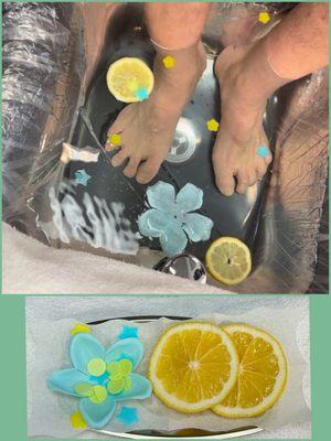 Mens Organic Minty Pedicure Spa