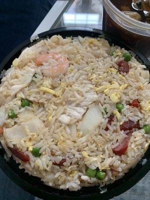 House special fried rice (shrimp pork chicken)