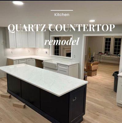 Calacatta gold Quartz countertops