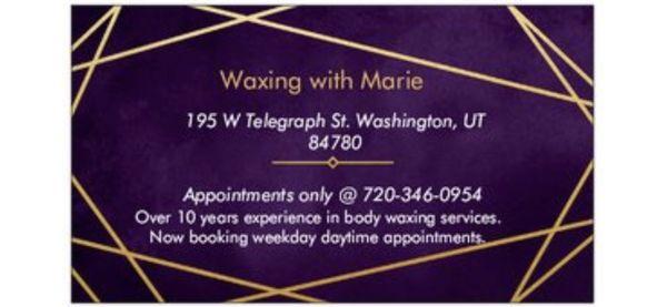 Online booking and schedule available at https://marie-guanipa.square.site