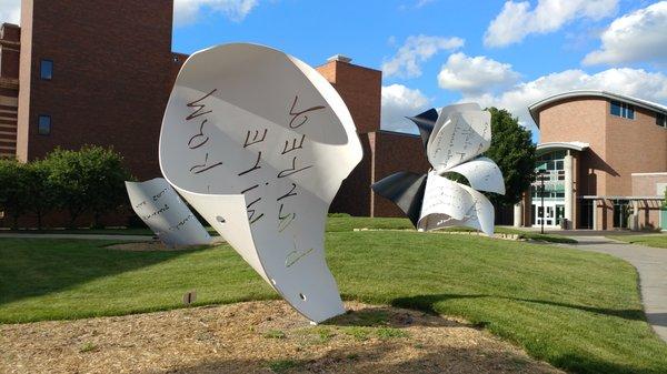 Torn Notebook by Claes Oldenburg, Lincoln NE