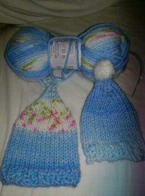 More preemie hats with yarn from this store.