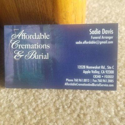 Affordable Cremations and Burial