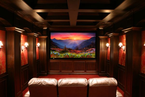 Custom north Nashville home theater.