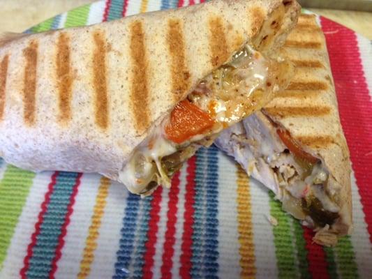 Grilled Chicken Fajita Panini - Delicious!