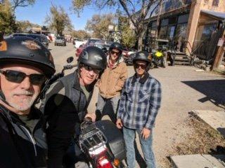 EAGLERIDER RENTAL - MADRID ON OUR WAY TO SANTA FE ON THE TURQUOISE TRAIL!!!!!!