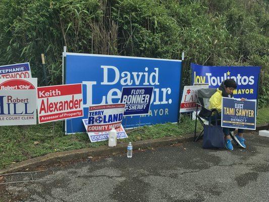 April 26, 2018; Greater Lewis M B Church [Early voted in county primary election] - 152 E Pkwy N, Memphis, TN 38104