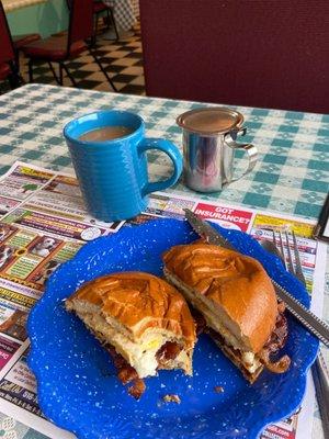 Breakfast sandwich extraordinaire!