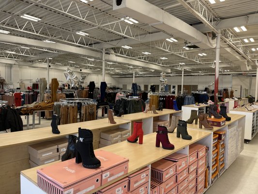 One of our biggest location with all the hottest fashion, clothing , shoes , boots and accessories.