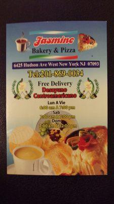 Jasmine Bakery & Pizza • Free Delivery • Desayuno Centroamericano / Central American Breakfast