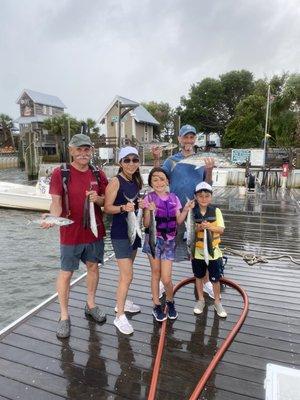 Shepherd family catch.