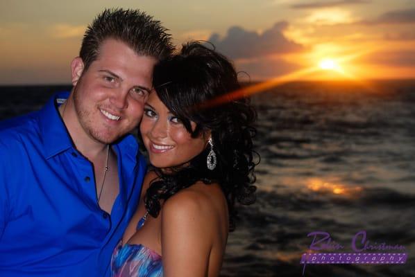 Cricket and her husband Jud enjoyed their couples  photo session at White Rock Beach in Wailea.