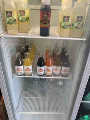 They have their own sodas and juices!!