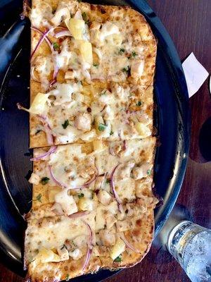 Thai chicken flatbread