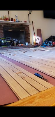 Installation of floors