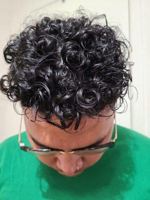 Perm with cantus styling cream