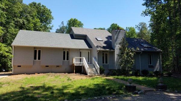 Master suite home addition that blends seamlessly into the original architecture