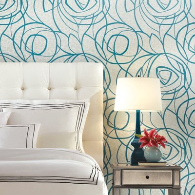 Wallcovering by Wallauer's Paint and Design Center