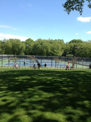 Tennis courts