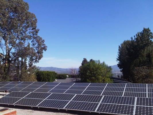 flat roof solar mount