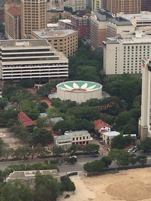 View from the Tower of Americas. Hello, Heather!