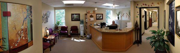 Our reception area