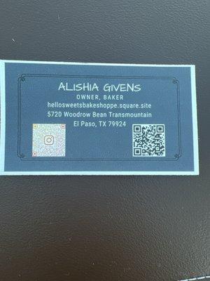 business card