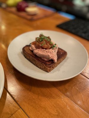 Chicken liver mousse -- best thing I've ever eaten