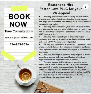 Benefits of hiring Poston Law, PLLC