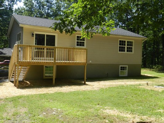 Deck, windows, Sliding Door