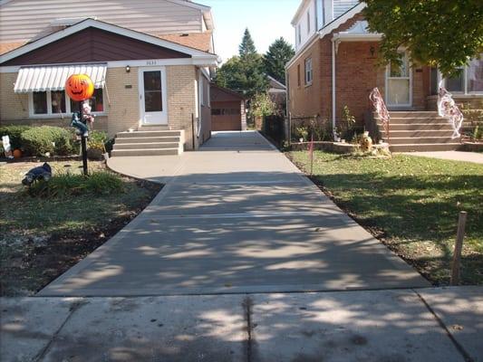 concrete driveways