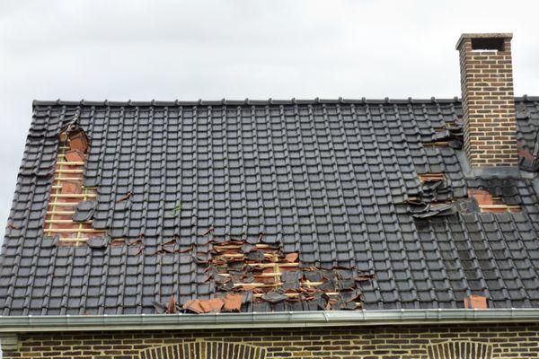 Storm Damaged Roof