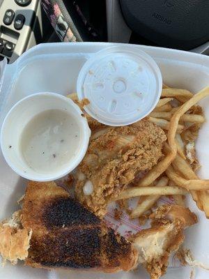 #6 chicken strip combo