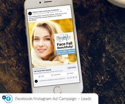 Social Media Marketing for Radiance Salon & Medispa