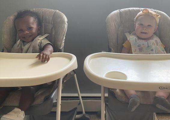 Babies ready for lunch...yummy!