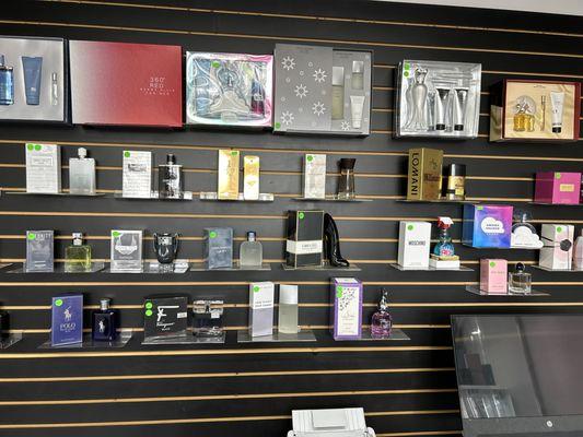 All kinds of perfumes and colognes all for the best prices around