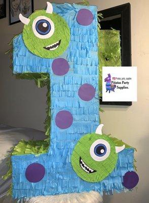 #MonstersInc theme piñata