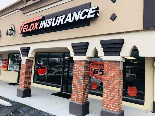 Outside view of Velox Insurance in Smyrna, GA