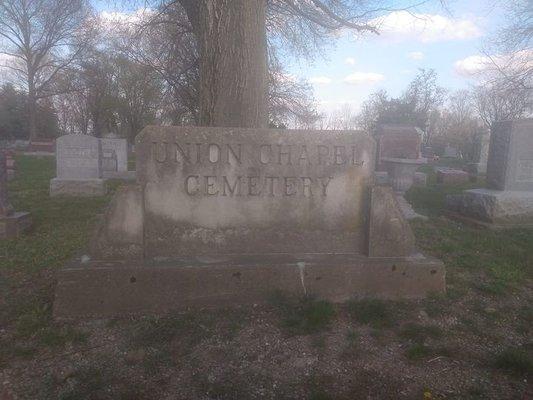 Old Marker, Union Chapel Cemetery