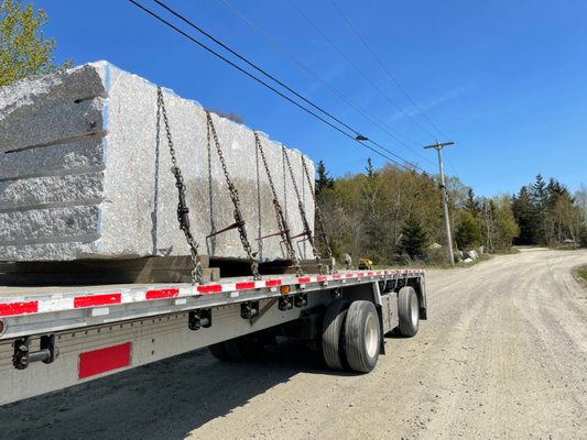 Moving Granite Blocks!!