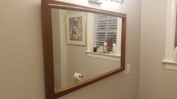 Walnut Mirror from Retrospektiv