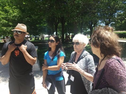 We had a great free tour of Millennium Park with Marcia