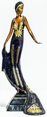 Bronze Erte Statue