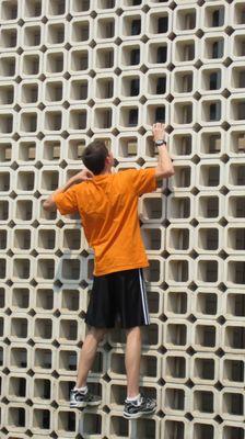 Weekend wall-climbing (no it wasn't this weekend).