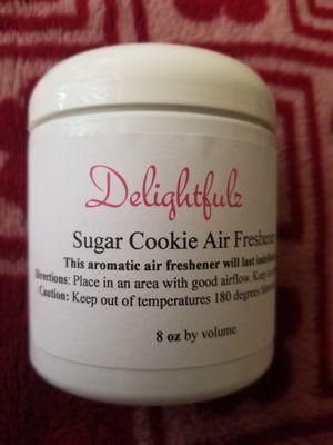 Delightfulz Air Freshener. No refilling! Place in area of air flow & enjoy your fragrance! Lasts a really long time!!!