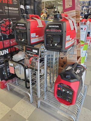 We rent, sell and service Honda Generators and Water pumps.